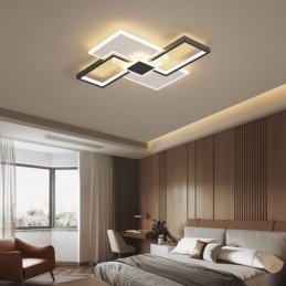 Plafoniera quadrata da soffitto a filo