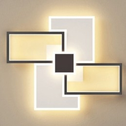 Plafoniera quadrata da soffitto a filo