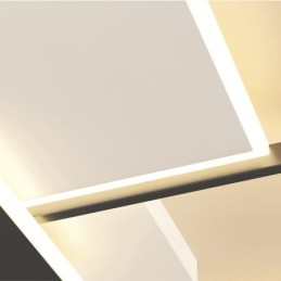 Plafoniera quadrata da soffitto a filo
