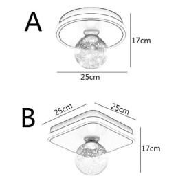 Lampada da soffitto decorativa a filo per la casa