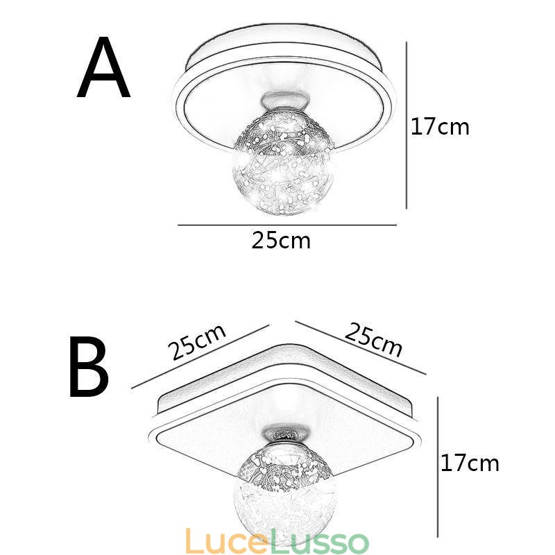 Lampada da soffitto decorativa a filo per la casa