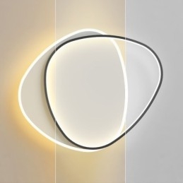 Plafoniera a doppio triangolo da montare a filo