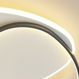 Plafoniera a doppio triangolo da montare a filo