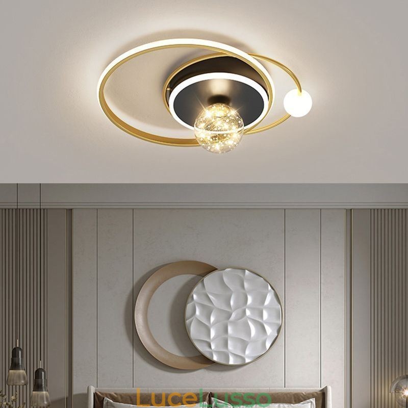 Plafoniera decorativa da soffitto a filo