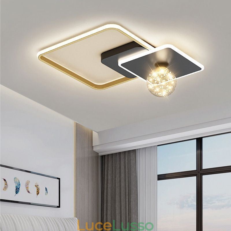 Apparecchio di illuminazione da soffitto per decorazioni per la casa a filo