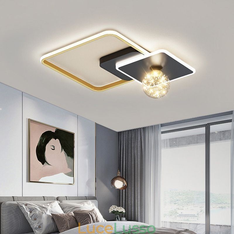 Apparecchio di illuminazione da soffitto per decorazioni per la casa a filo