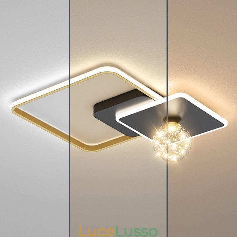 Apparecchio di illuminazione da soffitto per decorazioni per la casa a filo