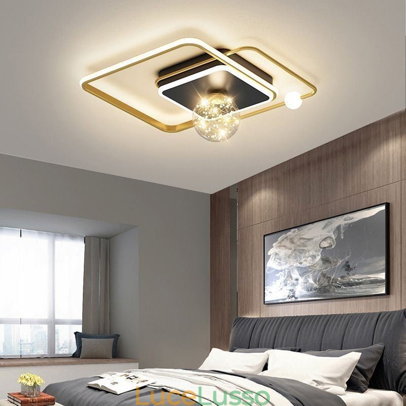 Lampada da soffitto moderna con montaggio a filo per la casa