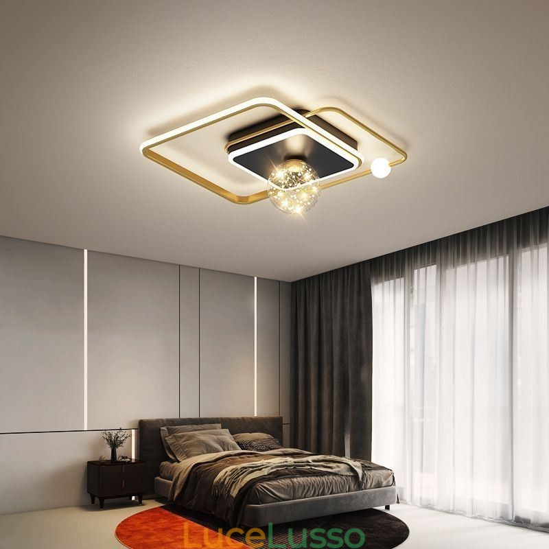 Lampada da soffitto moderna con montaggio a filo per la casa