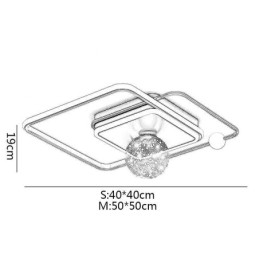 Lampada da soffitto moderna con montaggio a filo per la casa