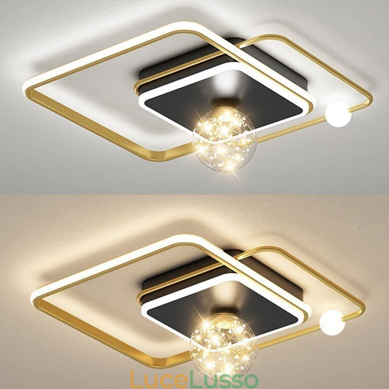 Lampada da soffitto moderna con montaggio a filo per la casa