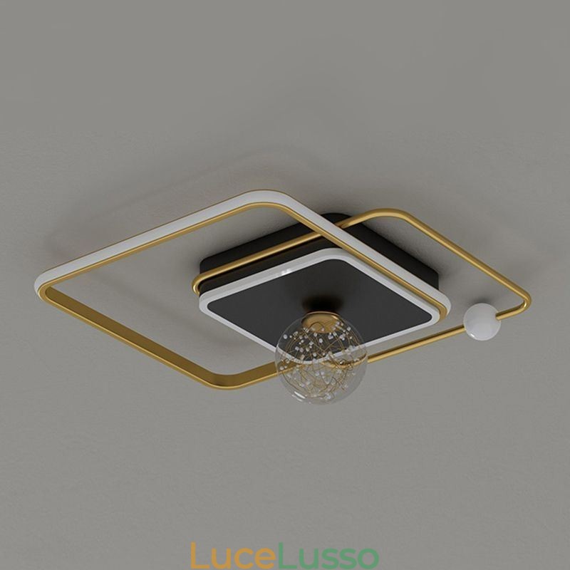 Lampada da soffitto moderna con montaggio a filo per la casa
