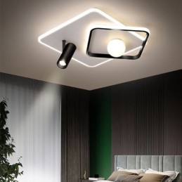 Faretto da soffitto quadrato in acrilico a filo