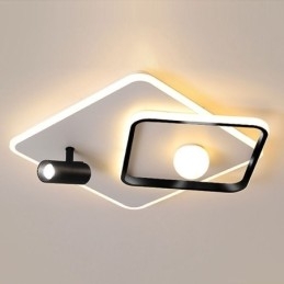 Faretto da soffitto quadrato in acrilico a filo
