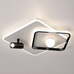 Faretto da soffitto quadrato in acrilico a filo