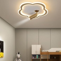 Faretto da soffitto a forma di fiore in acrilico da montare a filo