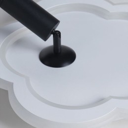 Faretto da soffitto a forma di fiore in acrilico da montare a filo