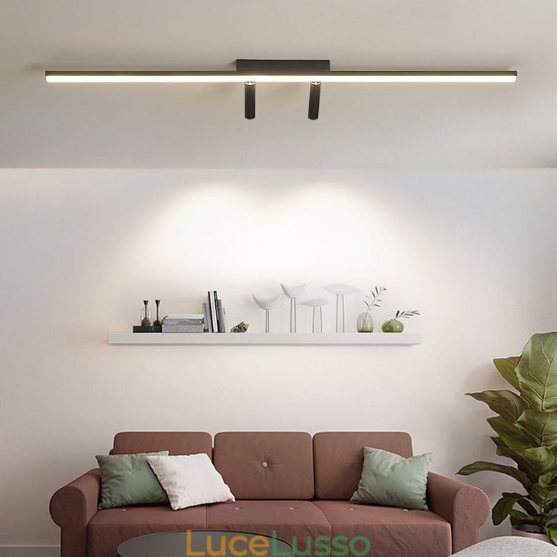 Faretto acrilico lineare da soffitto a filo