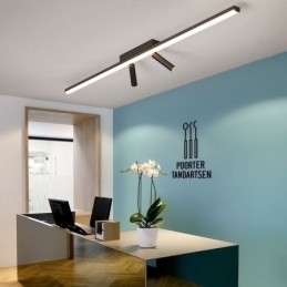 Faretto acrilico lineare da soffitto a filo