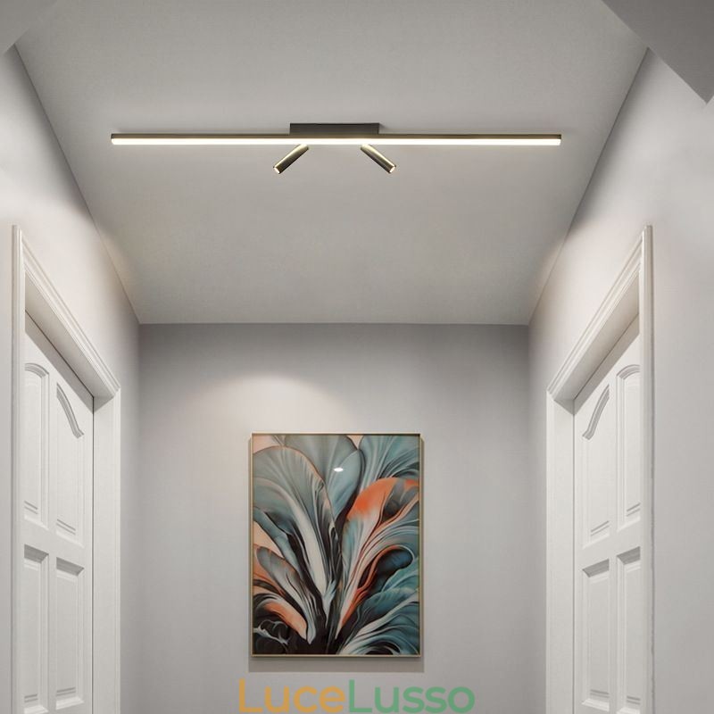 Faretto acrilico lineare da soffitto a filo
