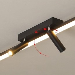 Faretto acrilico lineare da soffitto a filo