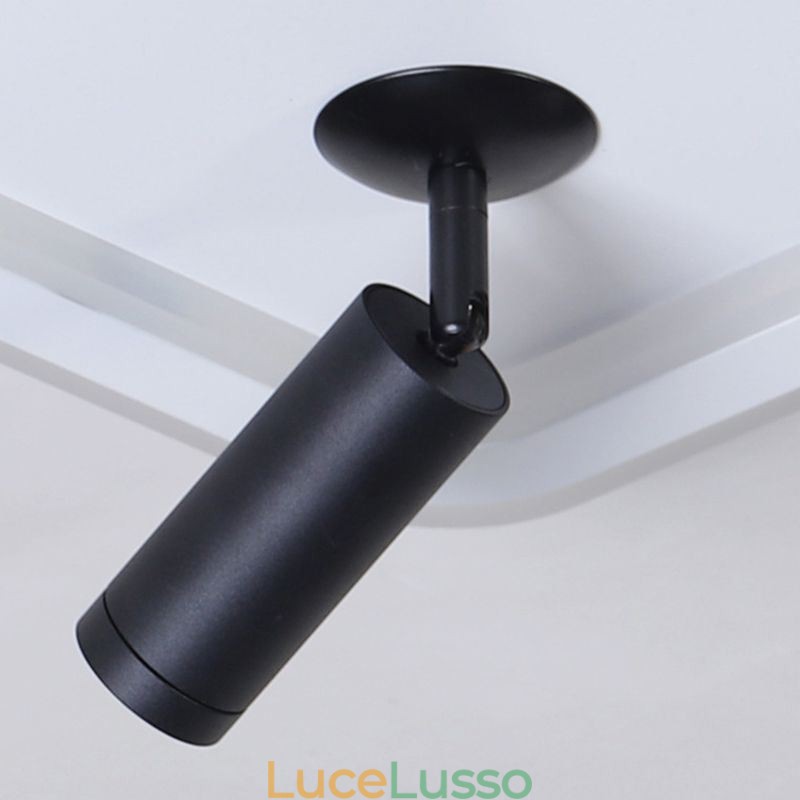 Faretto da soffitto quadrato a filo in acrilico