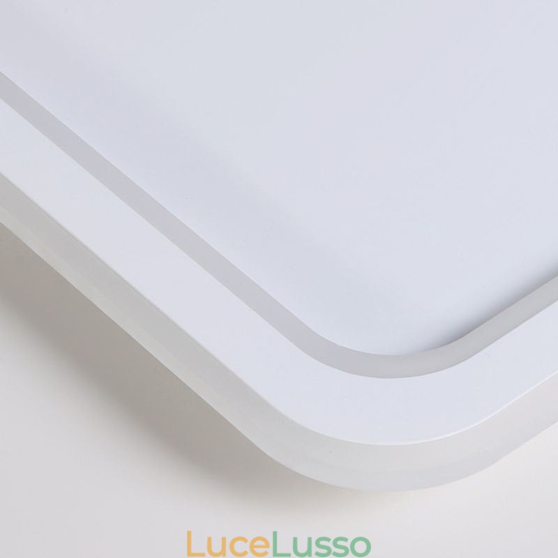 Faretto da soffitto quadrato a filo in acrilico