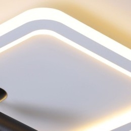 Faretto da soffitto quadrato a filo in acrilico