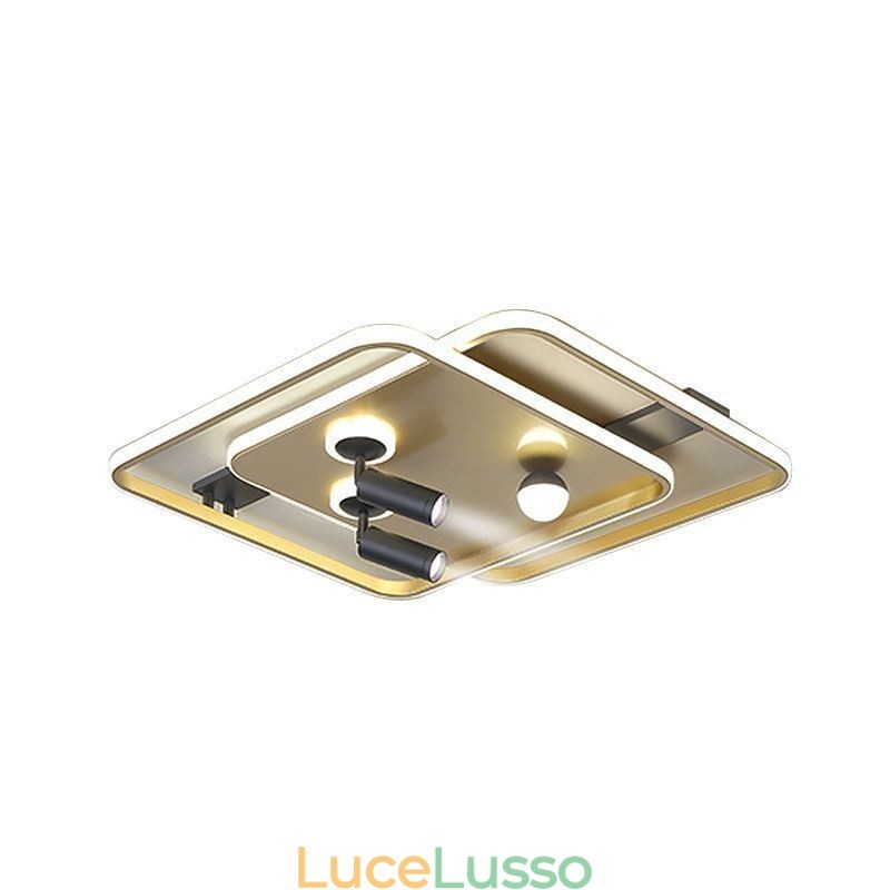 Faretto da soffitto in acrilico a filo quadrato