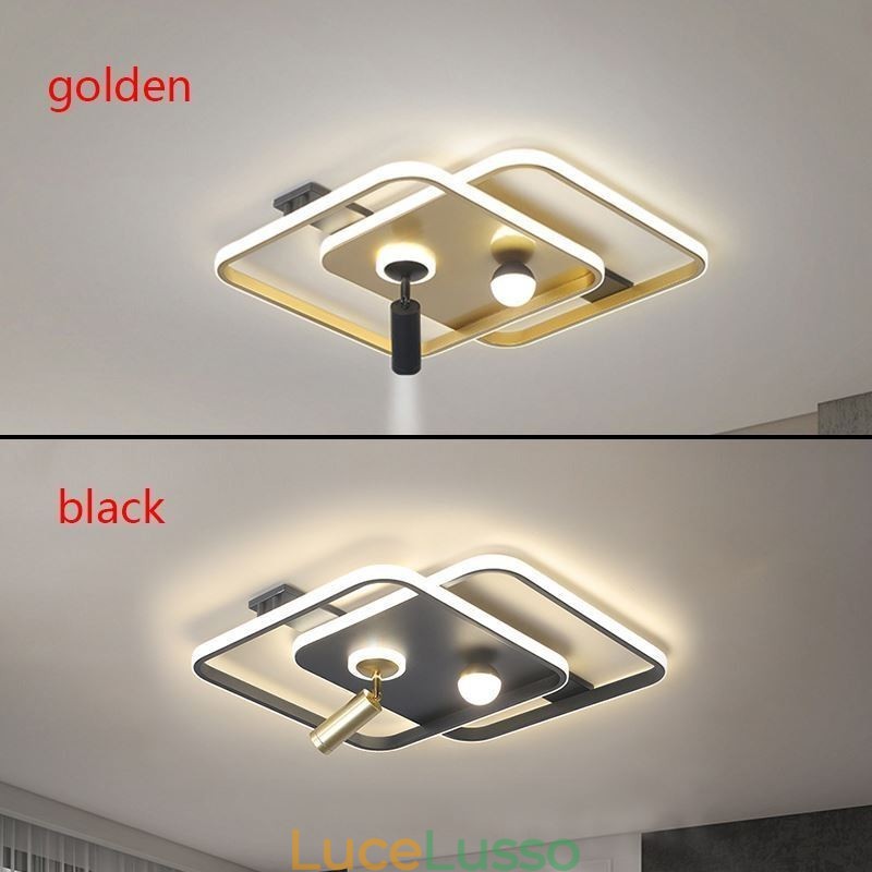 Faretto da soffitto in acrilico a filo quadrato