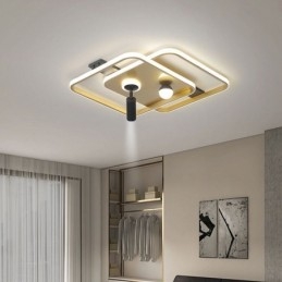 Faretto da soffitto in acrilico a filo quadrato