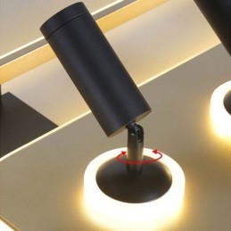 Faretto da soffitto in acrilico a filo quadrato