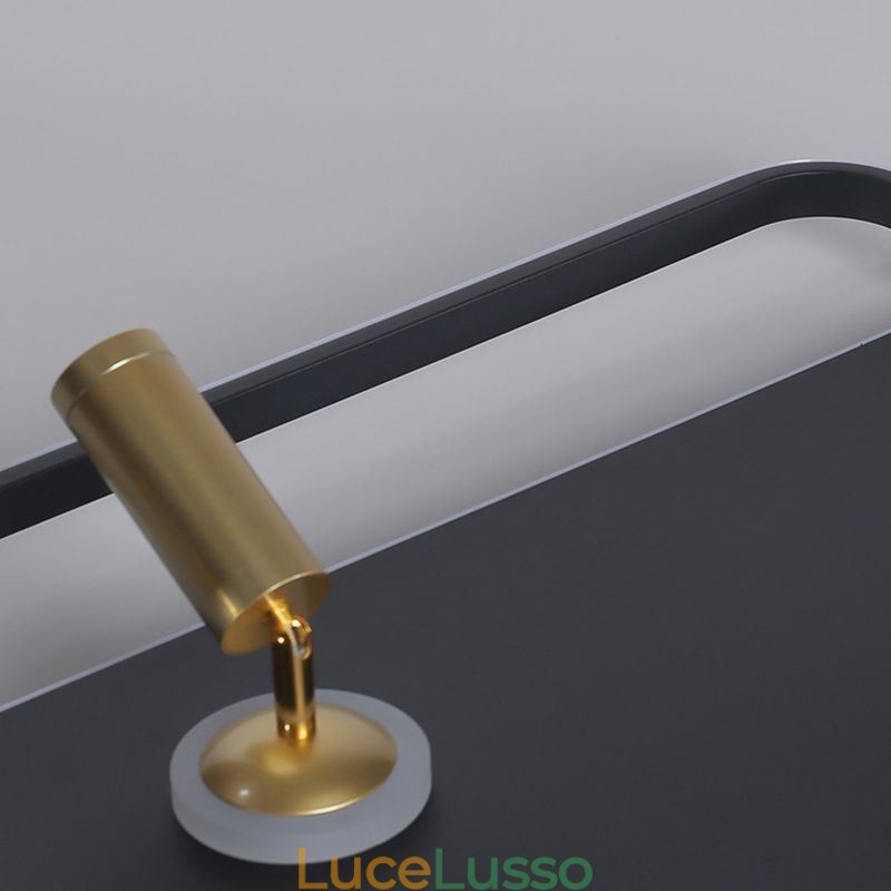 Faretto da soffitto in acrilico a filo quadrato