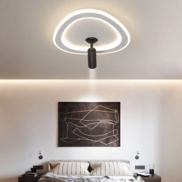 Faretto da soffitto in acrilico a forma di triangolo con montaggio a filo