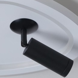 Faretto da soffitto in acrilico a forma di triangolo con montaggio a filo