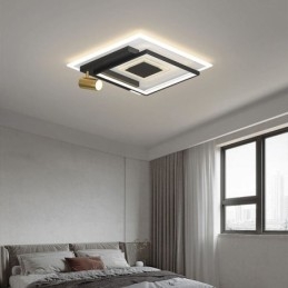 Faretto da soffitto geometrico in acrilico da montare a filo