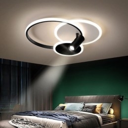 Lampada da soffitto creativa in acrilico con faretto a filo