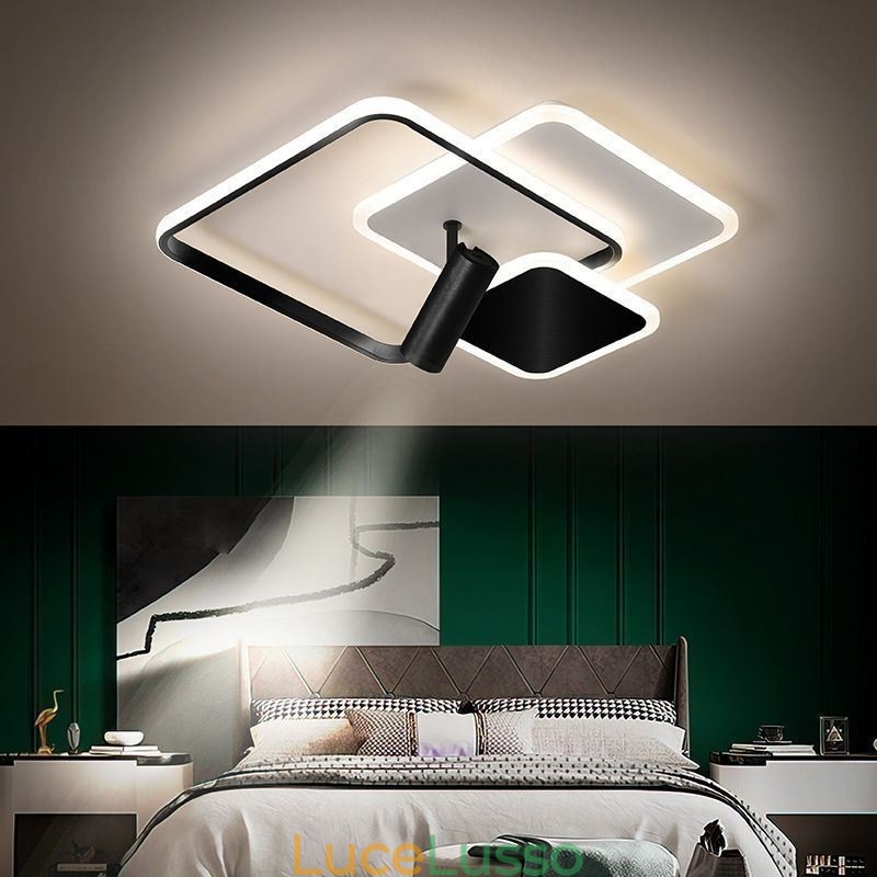 Lampada da soffitto creativa in acrilico con faretto a filo