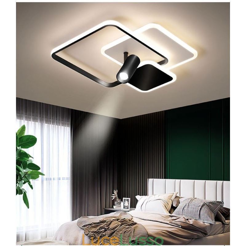 Lampada da soffitto creativa in acrilico con faretto a filo