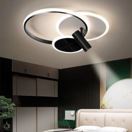 Lampada da soffitto creativa in acrilico con faretto a filo