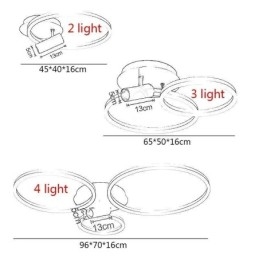 Lampada da soffitto con faretto ad anello Halo in oro spazzolato