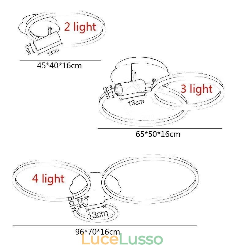 Lampada da soffitto con faretto ad anello Halo in oro spazzolato