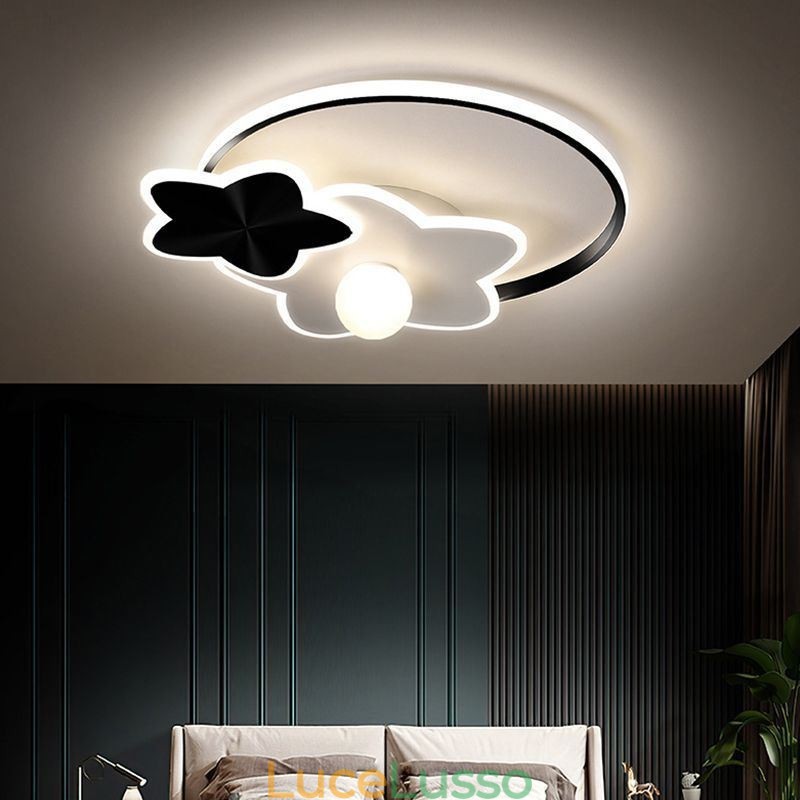 Faretto da soffitto creativo in acrilico con montaggio a filo