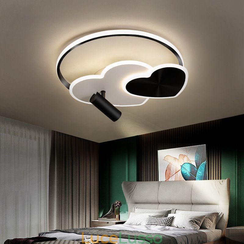 Faretto da soffitto creativo in acrilico con montaggio a filo