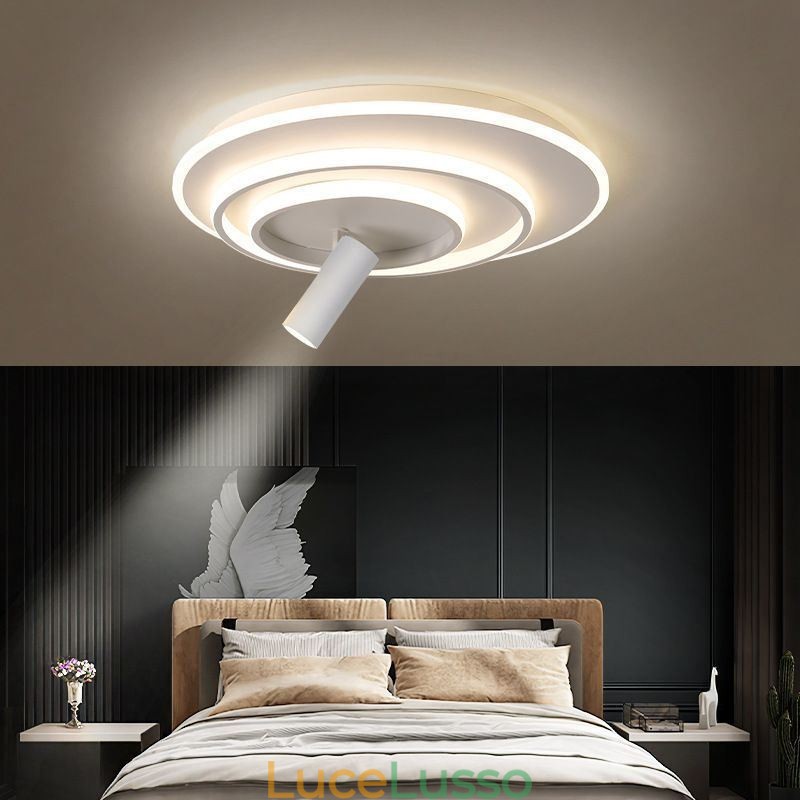 Faretto da soffitto creativo in acrilico con montaggio a filo