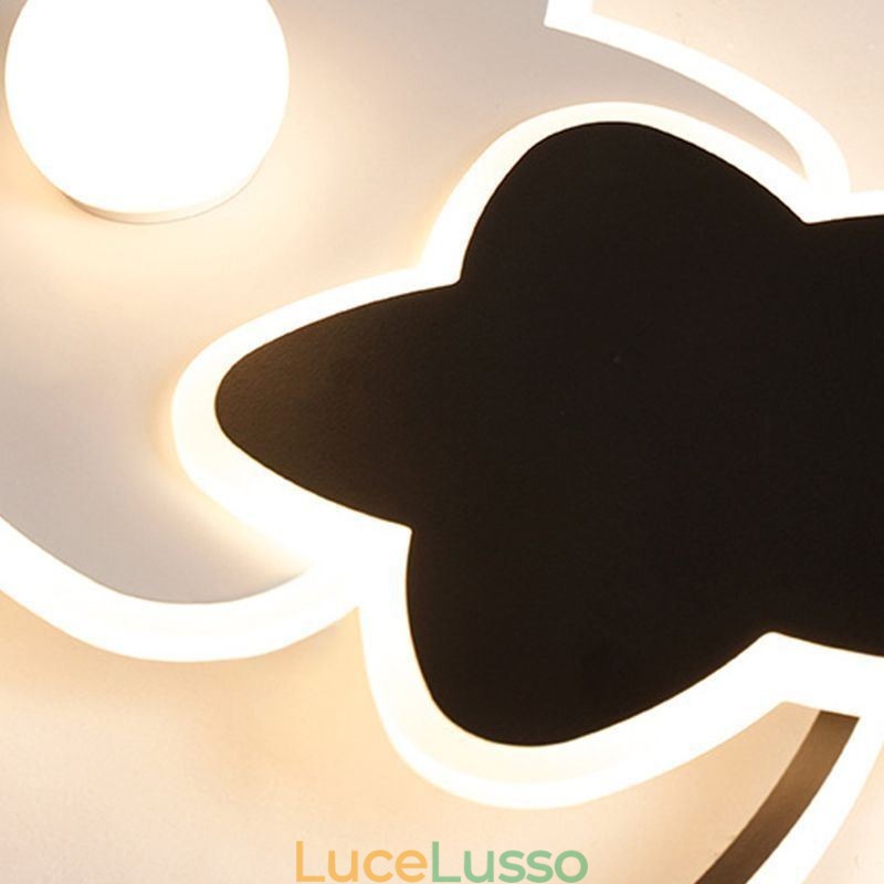 Faretto da soffitto creativo in acrilico con montaggio a filo