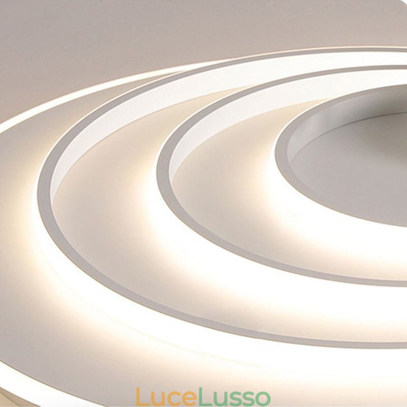 Faretto da soffitto creativo in acrilico con montaggio a filo