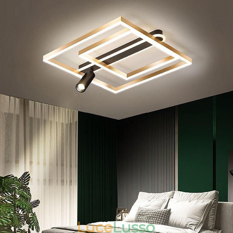Faretto da soffitto in acrilico minimalista da montare a filo