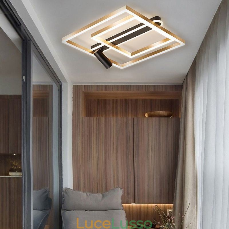 Faretto da soffitto in acrilico minimalista da montare a filo