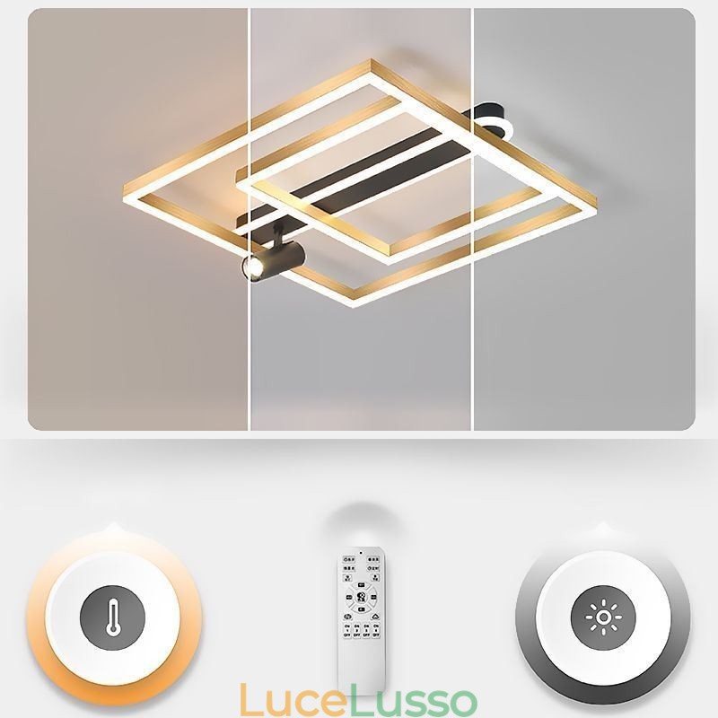 Faretto da soffitto in acrilico minimalista da montare a filo